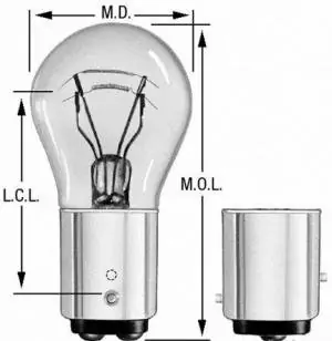 Zadní světla - žárovky