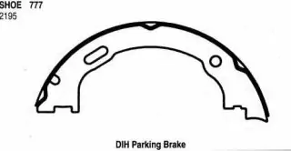 Pakny ruční brzdy - sada