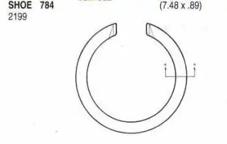 Pakny ruční brzdy - sada