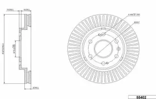 Brzdový kotouč - přední