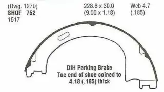 Pakny ruční  brzdy - sada