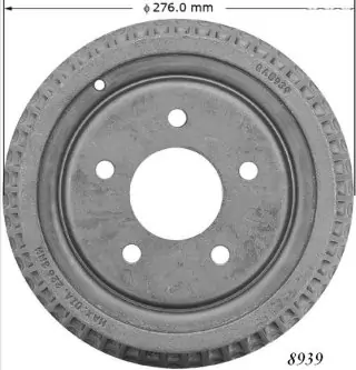 Brzdový buben - zadní