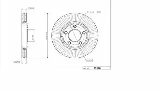 Brzdový kotouč - přední
