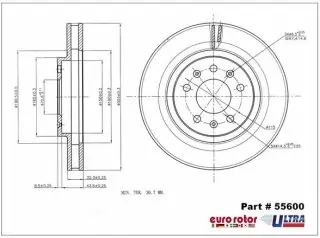 Brzdový kotouč - přední
