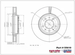 Brzdový kotouč - přední