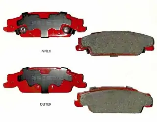 Brzdové destičky - zadní