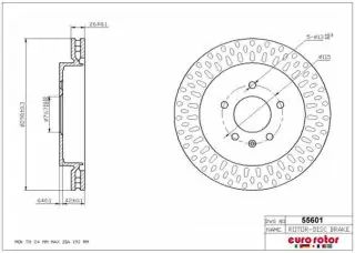 Brzdový kotouč - zadní
