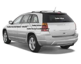 Boční okno - pravé zadní dveře