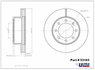 Brzdový kotouč - přední