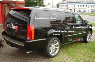 Boční zadní okno - levé