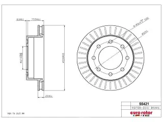 Brzdový kotouč - zadní