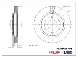Brzdový kotouč - přední