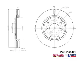 Brzdový kotouč - přední
