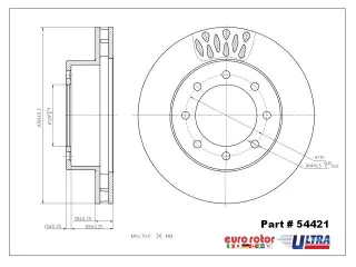 Brzdový kotouč - přední