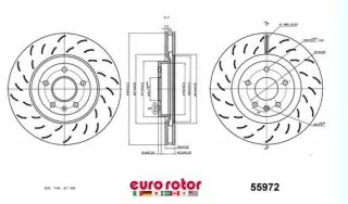 Brzdový kotouč -  přední