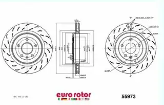 Brzdový kotouč - zadní