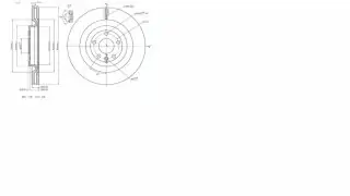 Brzdový kotouč - přední 