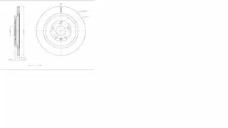 Brzdový kotouč - zadní