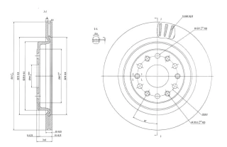 Brzdový kotouč -zadni