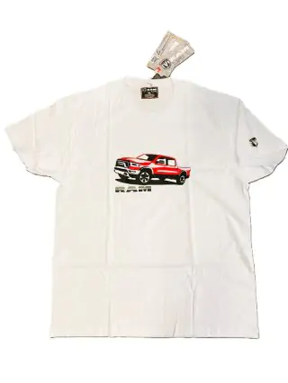 Pánské tričko  originál DODGE RAM, RAM pickup white 