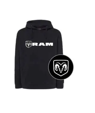 Mikina originál DODGE RAM , RAM  silver Hoodie