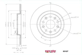 Brzdový kotouč - zadní