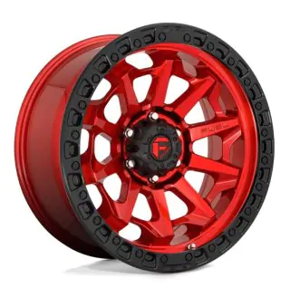 Kolo 20X9 - Alloy wheel D695 Covert Candy RED Black Bead Ring