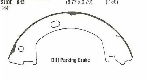 Pakny ruční brzdy - sada