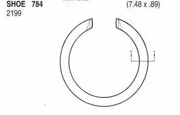 Pakny ruční brzdy - sada