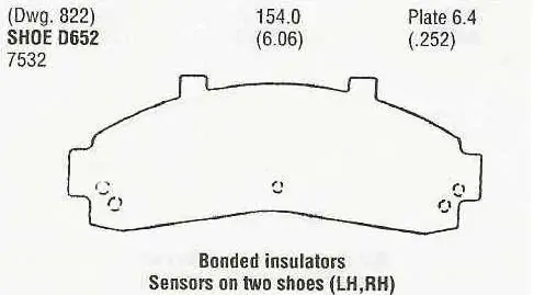Brzdové destičky - přední