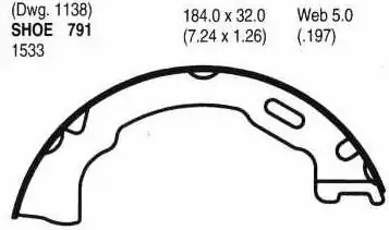 Pakny ruční brzdy - sada