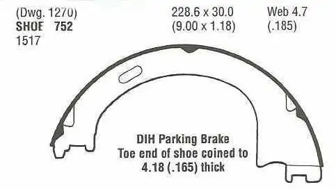 Pakny ruční  brzdy - sada