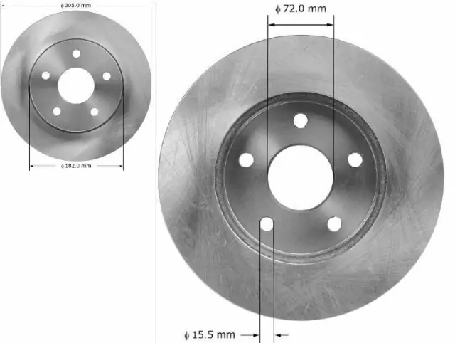 Brzdový kotouč - přední