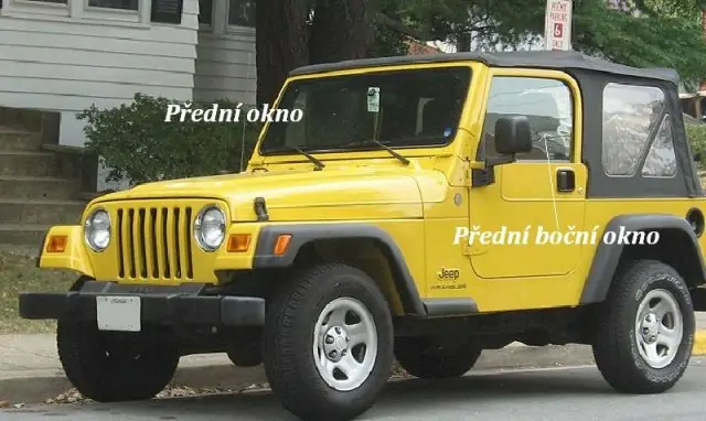 Boční okno - pravé přední dveře