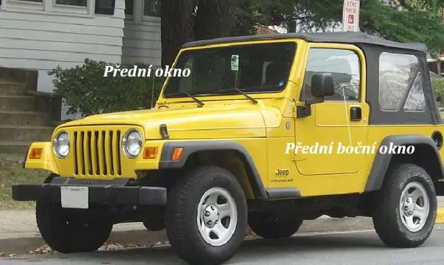 Boční okno - pravé přední dveře