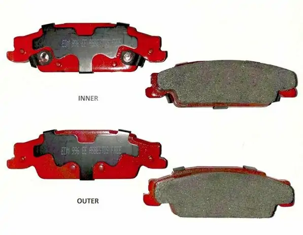 Brzdové destičky - zadní