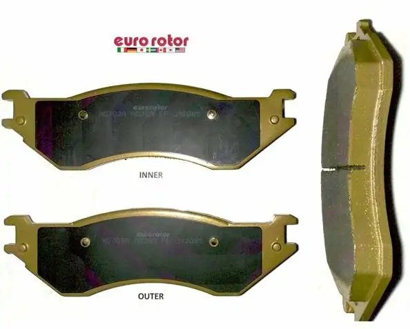 Brzdové destičky - zadní