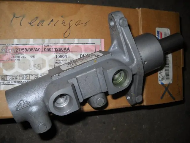 Brzdový válec hlavní