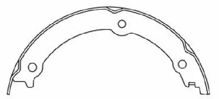 Pakny ruční brzdy  zadní -  sada