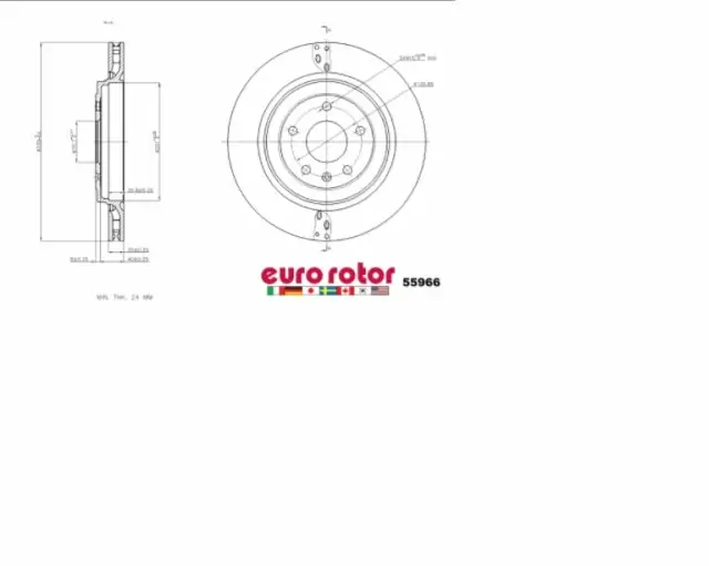 Brzdový kotouč - zadní