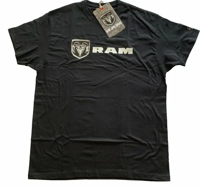 Pánské tričko originál DODGE RAM, RAM Silver black