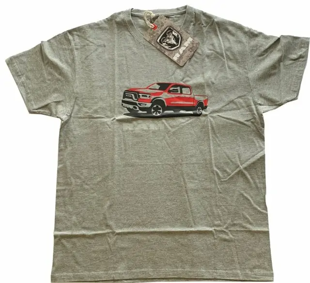 Pánské tričko originál DODGE RAM , RAM grey