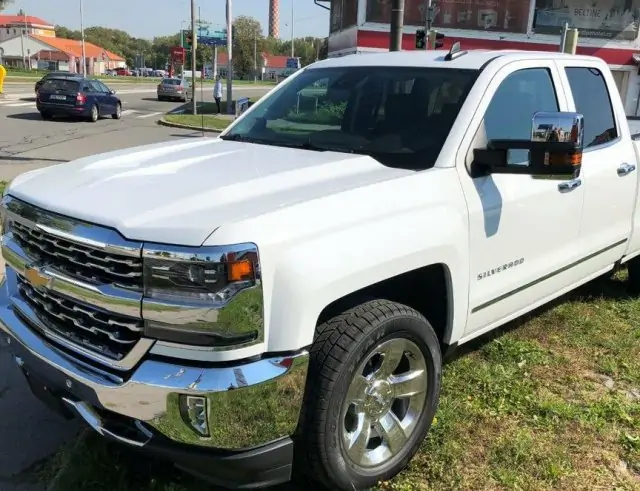 2015 - 19 CHEVY SILVERADO - okno zadní dveře levé
