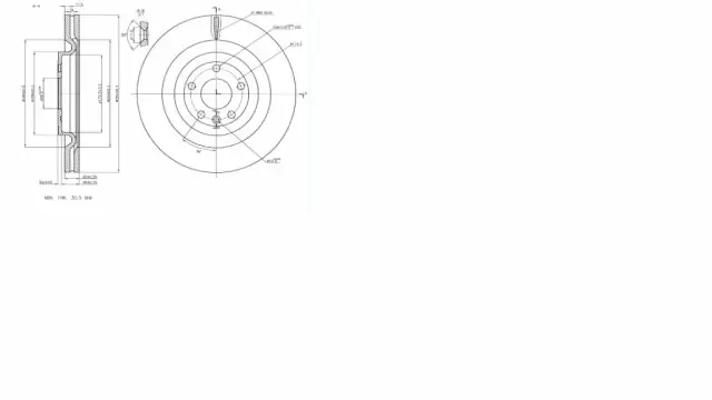 Brzdový kotouč - přední 