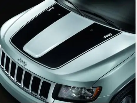 2011-22 JEEP GRAND CHEROKE - samolepka na přední kapotu