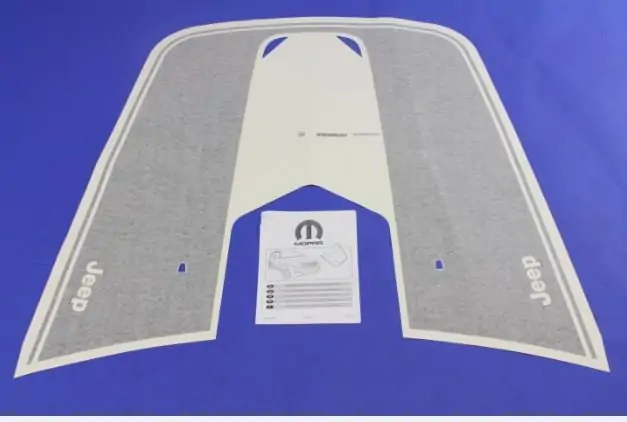 2011-22 JEEP GRAND CHEROKE - samolepka na přední kapotu