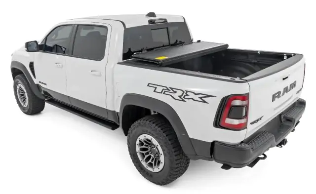 Hard Tri-Fold Tonneau Cover, korba 5,7 palců bez Ramboxů