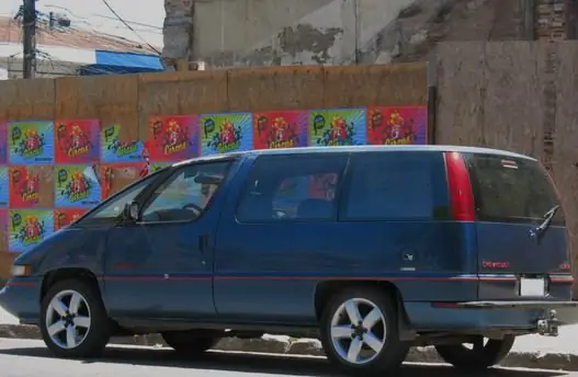 1990 - 96 CHEVROLET LUMINA APV, PONTIAC TRANSPORT - levé boční okno