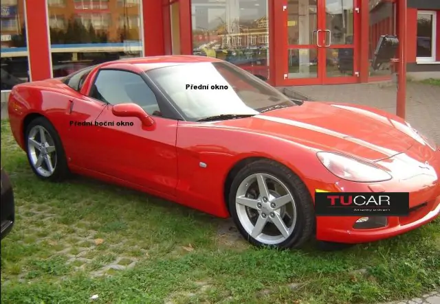 2005 - 08 CHEVROLET  CORVETTE -Čelní okno