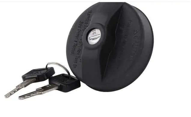 Víčko nádrže - zamykatelné